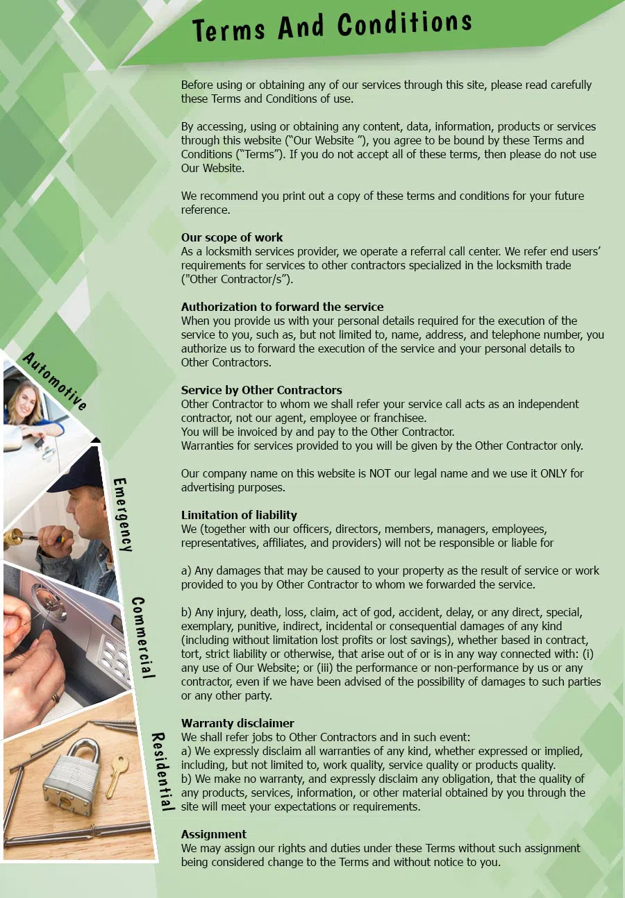 Aqua Locksmith Store Alhambra, CA 626-264-9935 - TermsAndConditions-2